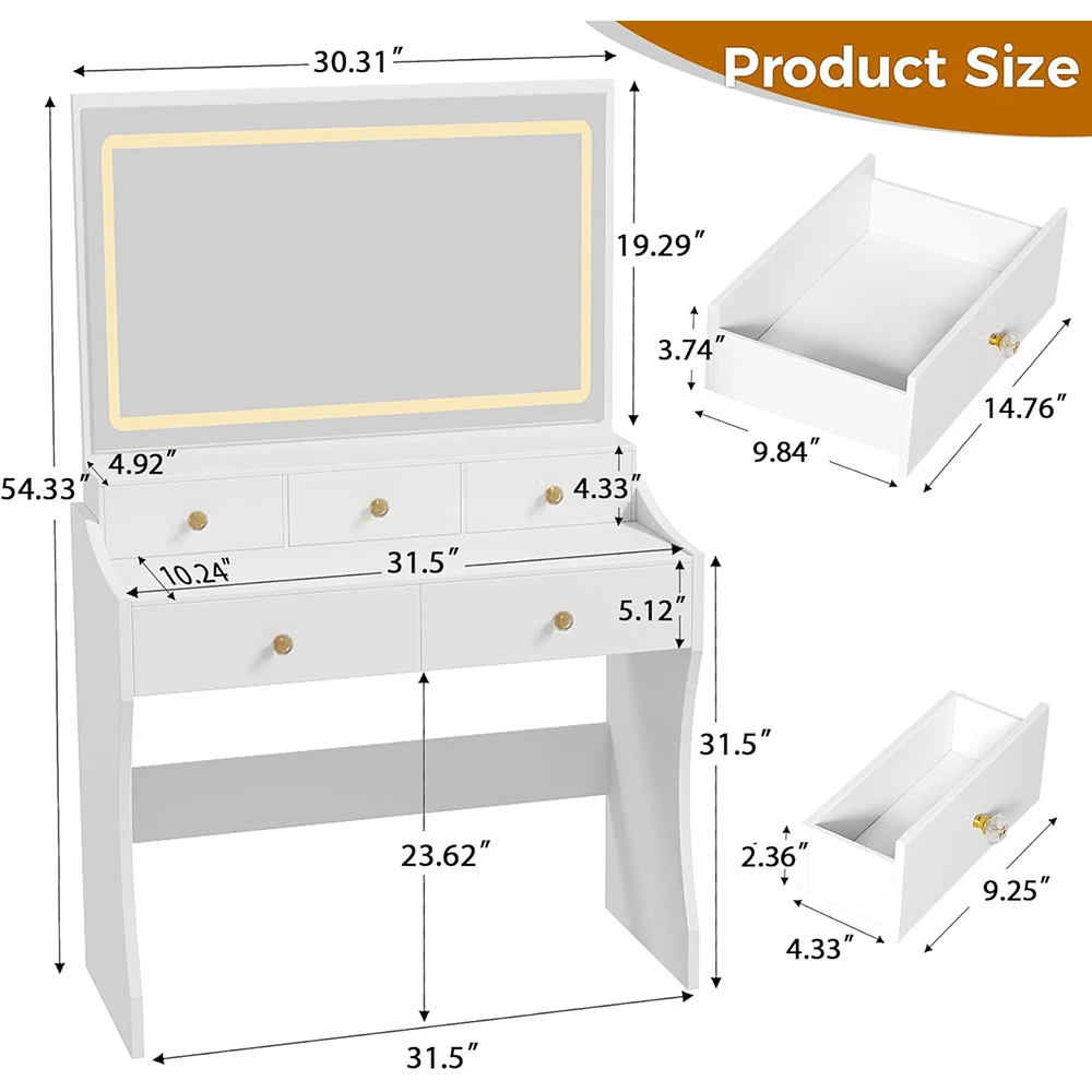 Product dimensions