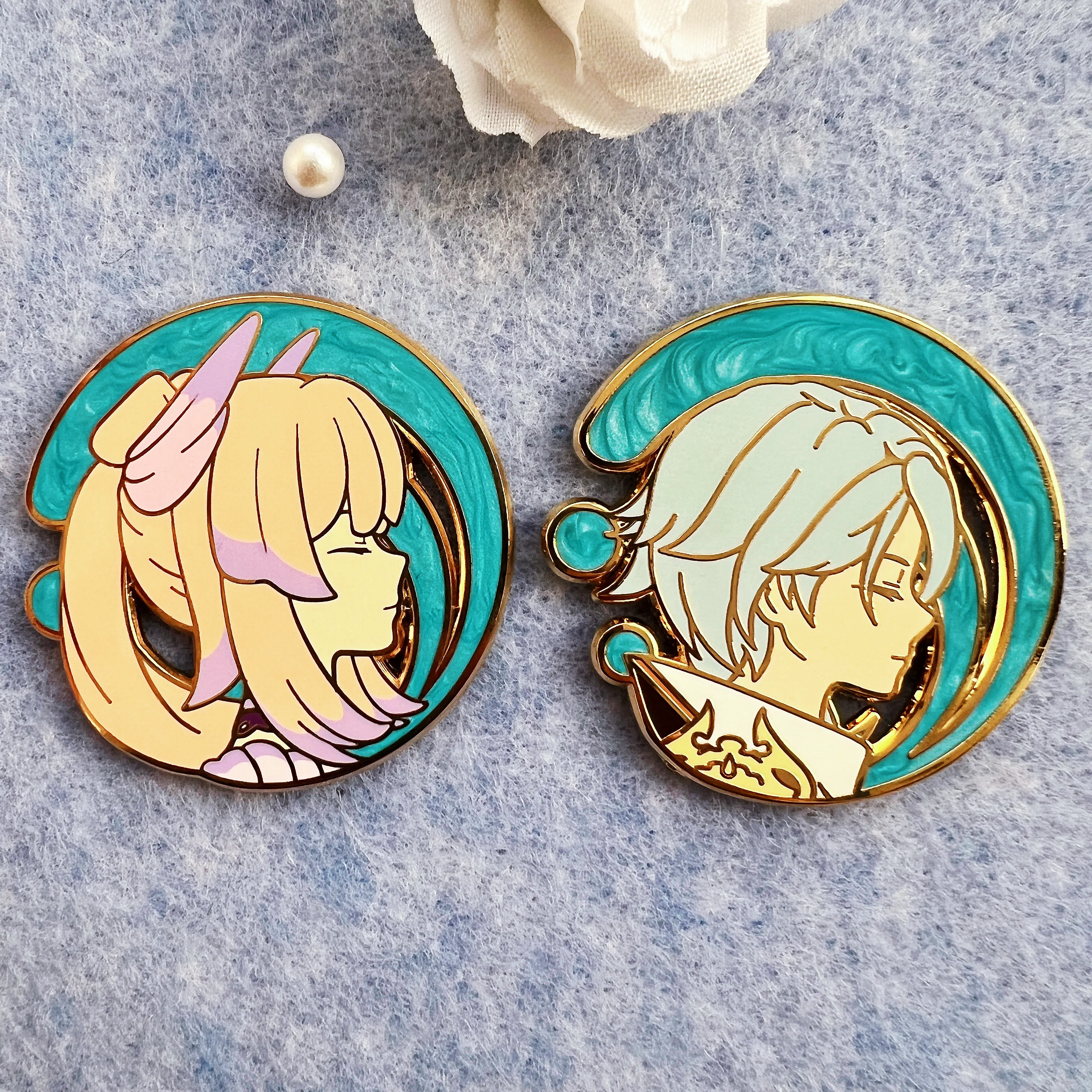 No Minimum Custom Glitter Cute Anime Cartoon Hard Enamel Pin Lapel Pin Metal Badge Manufacture Custom Soft Enamel Pin Logo