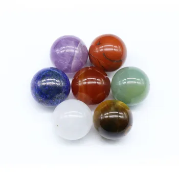 Hot sale wholesale 14mm natural rock polished gemstone beads red brecciated jasper stone sphere crystal ball stone ball