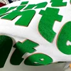customized flocking heat transfer label