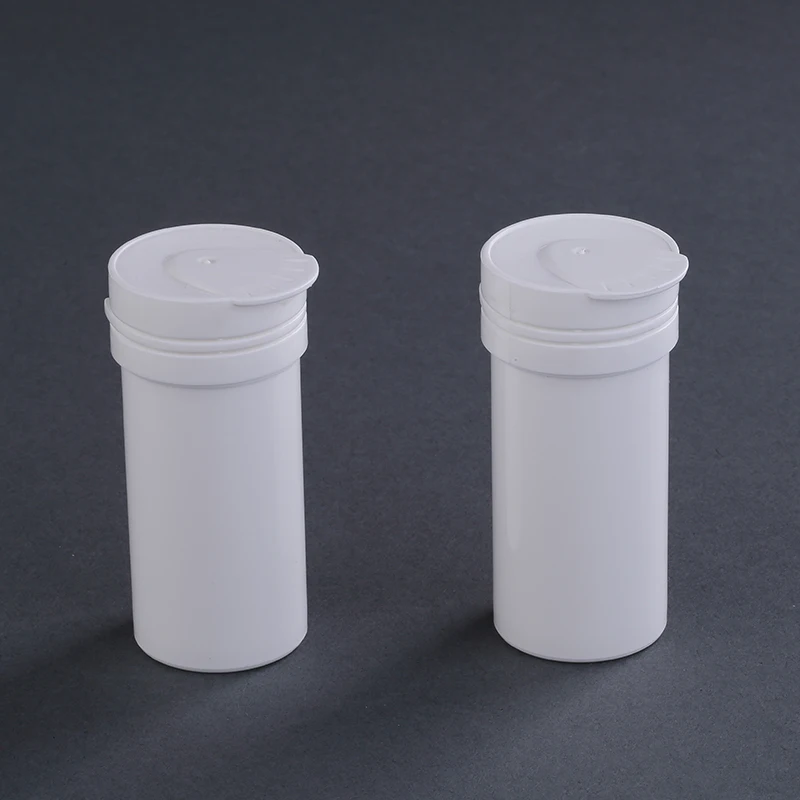 Effervescent Tablet Vitamin C Tablet Tube With Desiccant Stopper Plastic Straight Effervescent Tablet Bottle