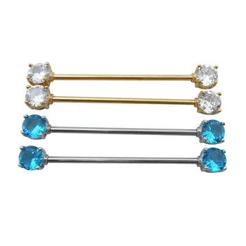 Fashion Body Jewelry Statement Barbell Piercing Industrial Barbell piercing