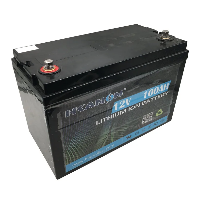 1KWH Deep Cycle LFP LiFePO4 12V 100Ah Lithium Ion Battery Pack for Solar Storage Golf Cart