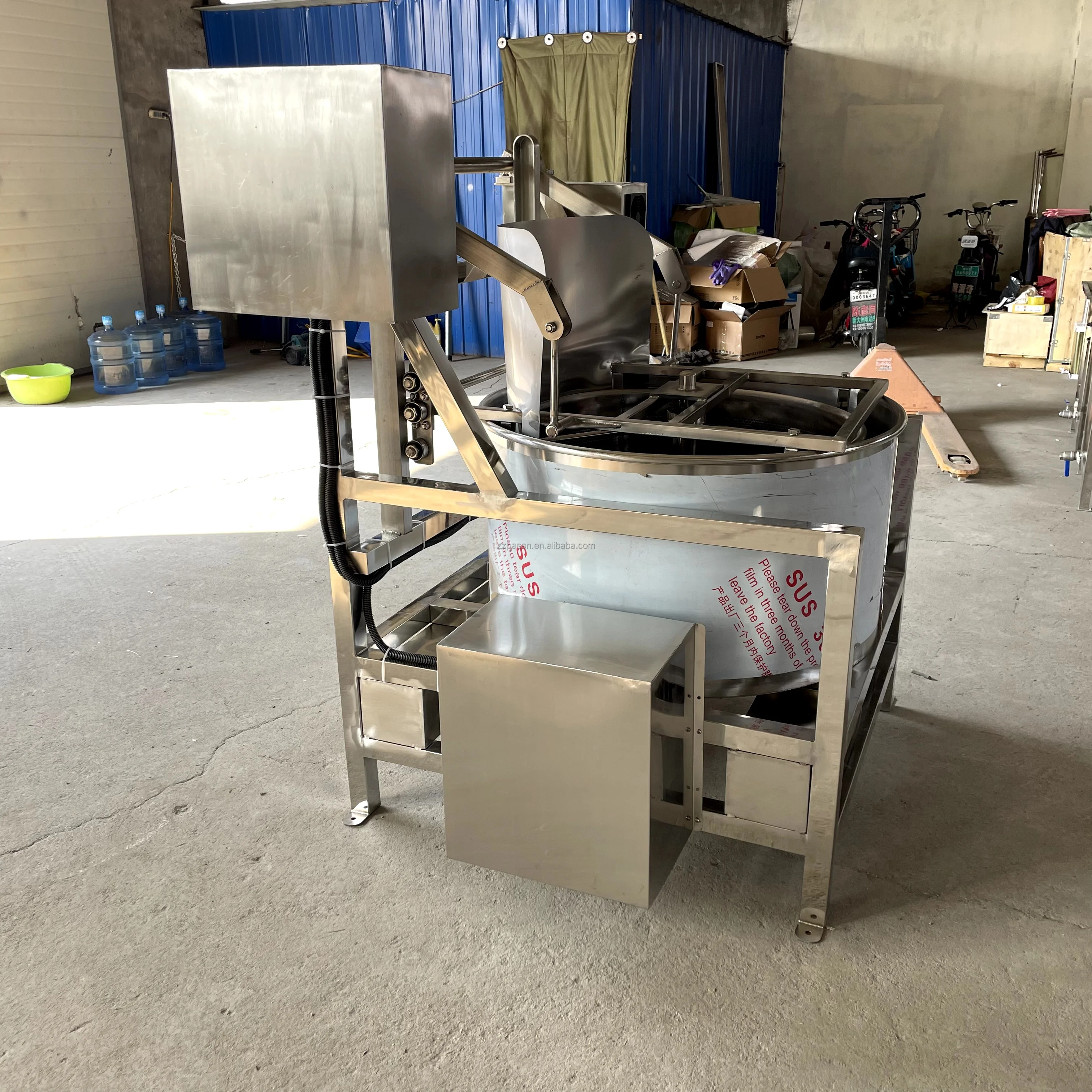 Automatic Centrifuge Dewatering Machine French Fries Dewatering Machine Centrifugal Deoiling Machine