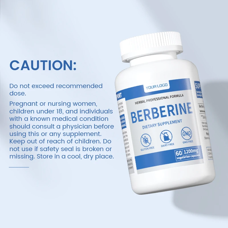 Berberine HCl 1200mg Capsules |Blood Sugar Support & Metabolic Health Supplement |Supports Healthy Glucose Levels 60 Capsules| Alibaba.com