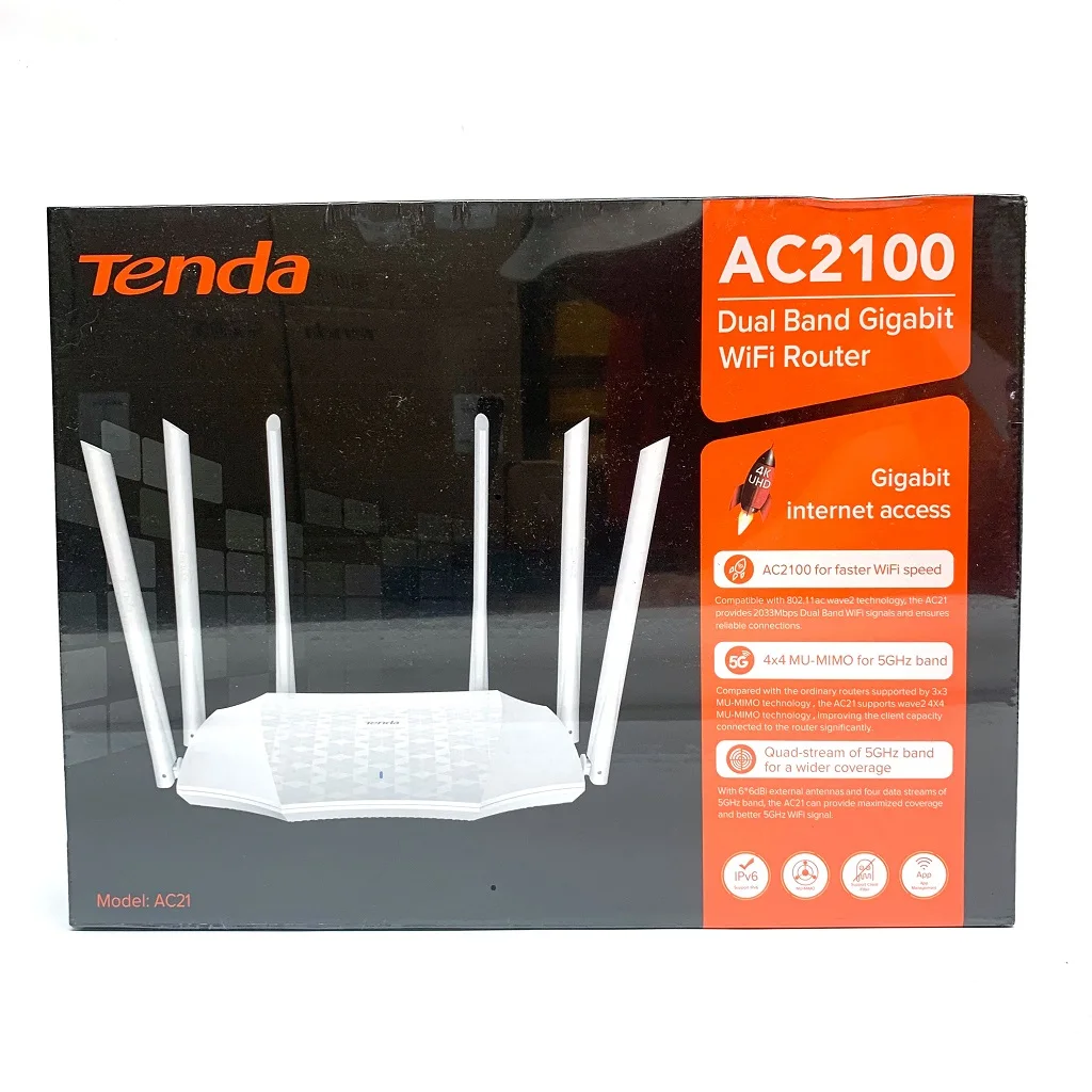 Tenda -AC23- AC 2100 Dual Band Gigabit Wi-Fi Router