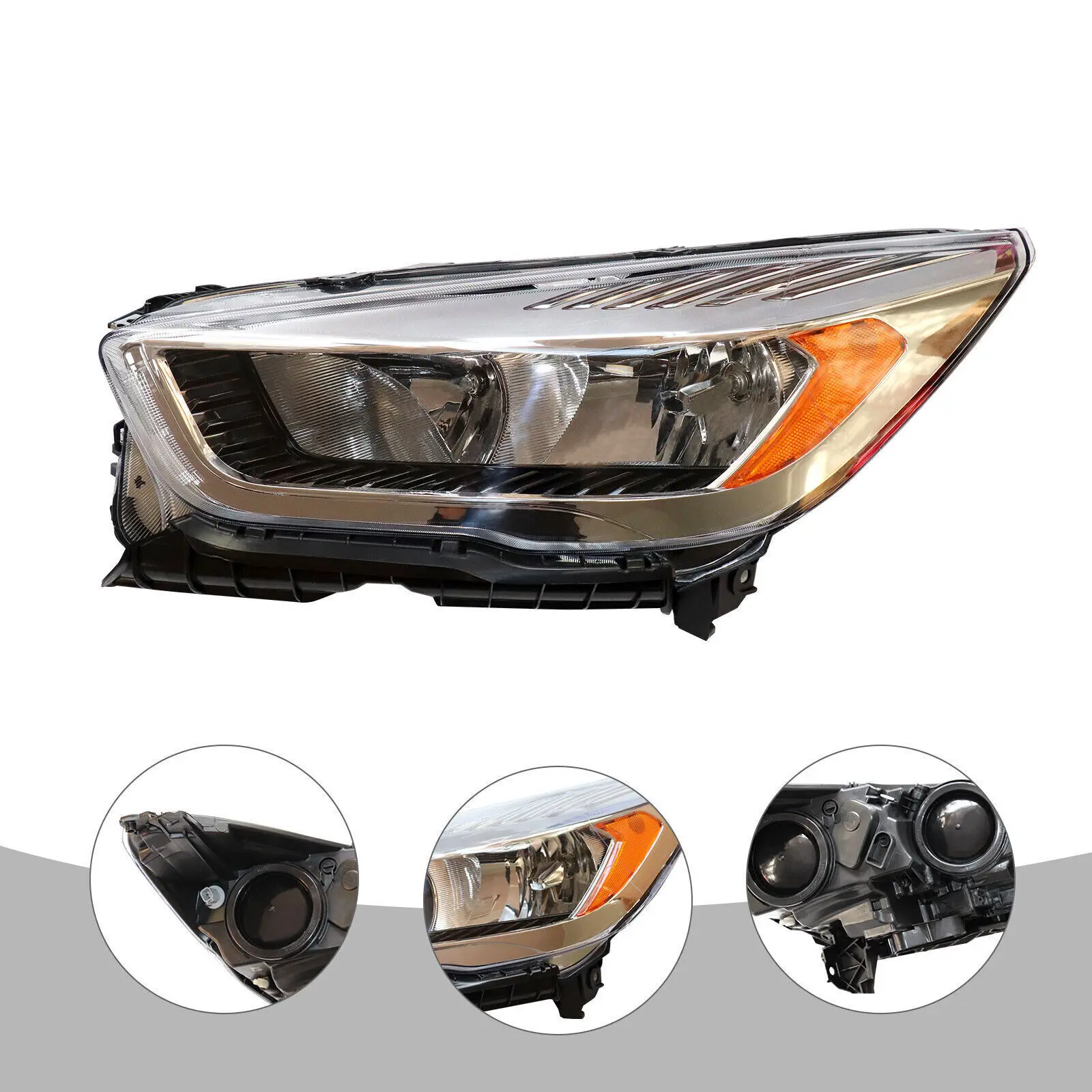 car body spare replacement aftermarket parts headlight headlamp for ford Escape 2017 2018 2019