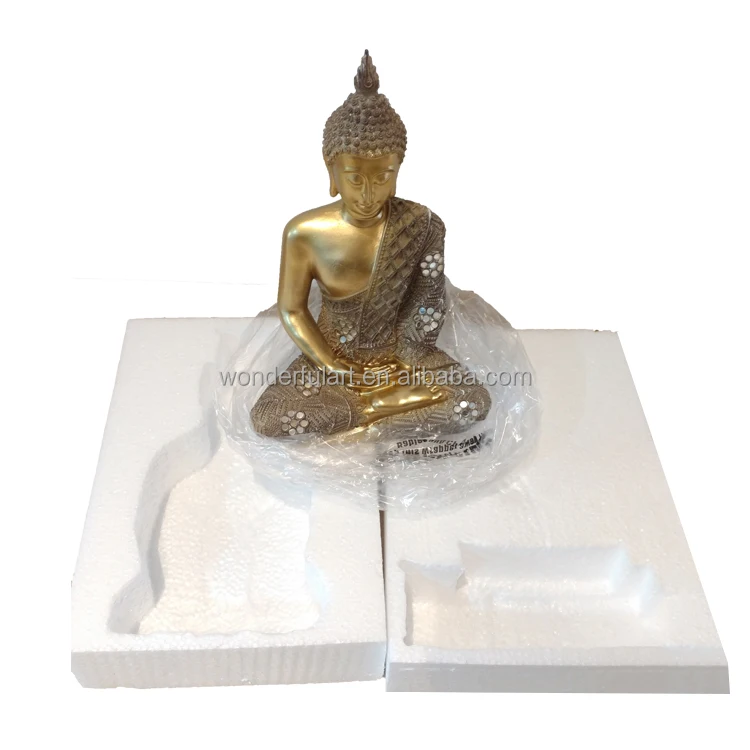 BSCI Certificate Polyester Zen Garden Buddha statue resin Buda sculpture Homedecor Yoga meditation Tabletop Decoration Homeware