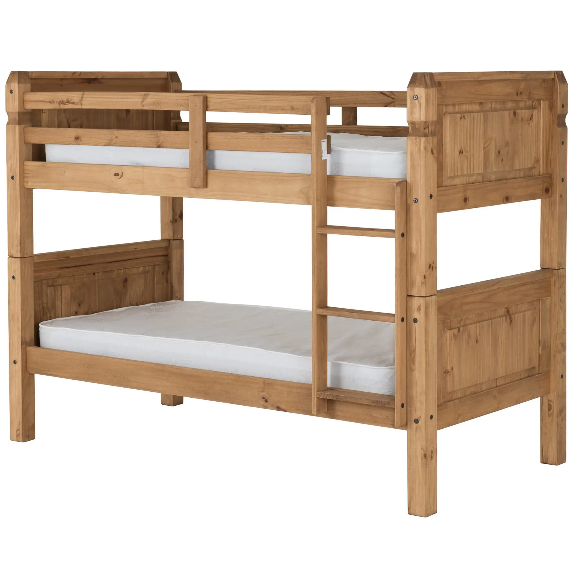wooden bunk bed set