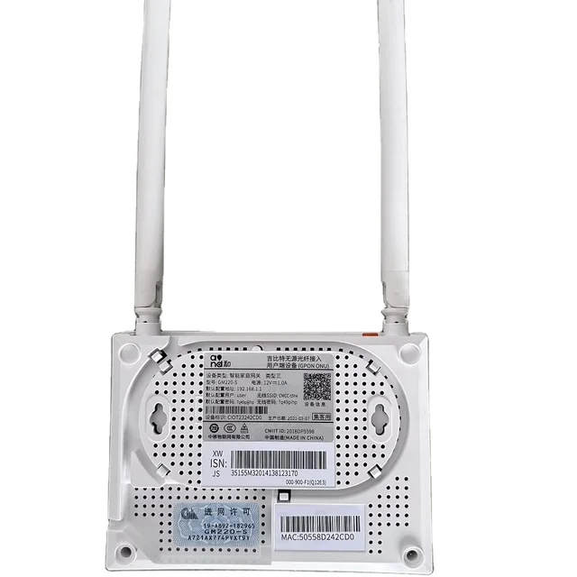 2025 HOT Selling Used GM220S 2.4G Single Band 1GE 3FE XPON EPON GPON Modem WiFi Router Logo Customization Support FTTH ONU ONT