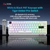 Mide 68  PBT White Keycaps