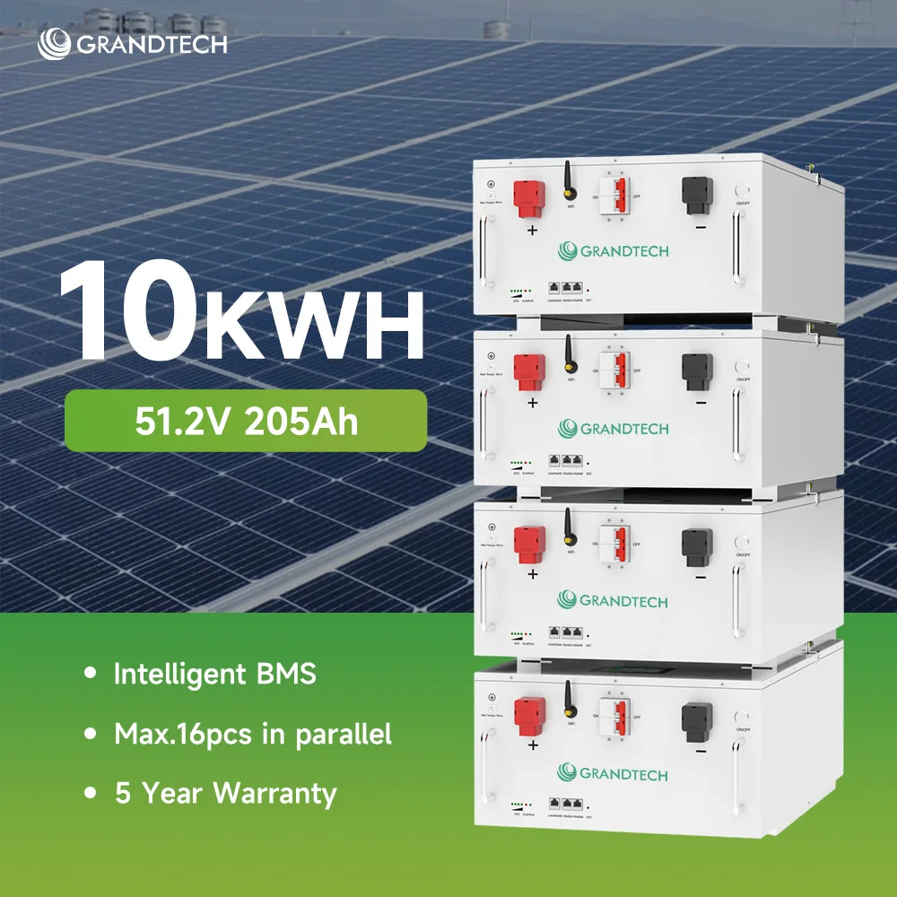 5-Year Warranty Deep Cycle LiFePO4 Battery 10kWh 15kWh 20kWh Smart BMS Home Solar Energy Storage System 6500+ Cycles