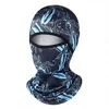 maschera protettiva per il viso con protezione solare - cappuccio stampato - foglia d'acero blu