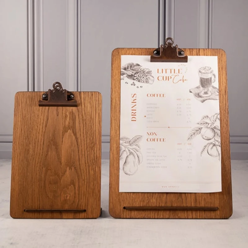 Съемный ресторанный буфер обмена подставка для меню