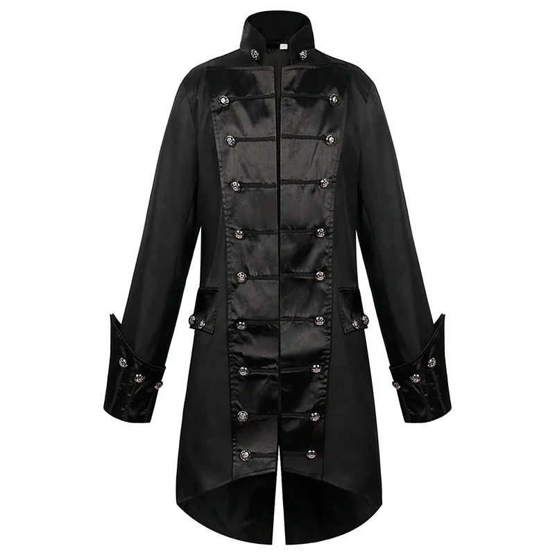 BIISDOST Heren heren vintage slim middeleeuws retro