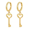 Llave de corazón dorado