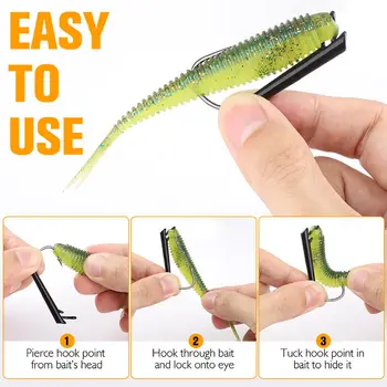 CHEERY Anti-snag Ozark Rig Micro Jig Head Hooks, Snag Resistant Ozark Jig for Outdoor Rock Fishing – Metal Jig – view 4
