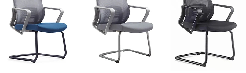 Hot selling chair executive wheels fabric mesh furniture black rolling ergonomic office chair furniture sillas