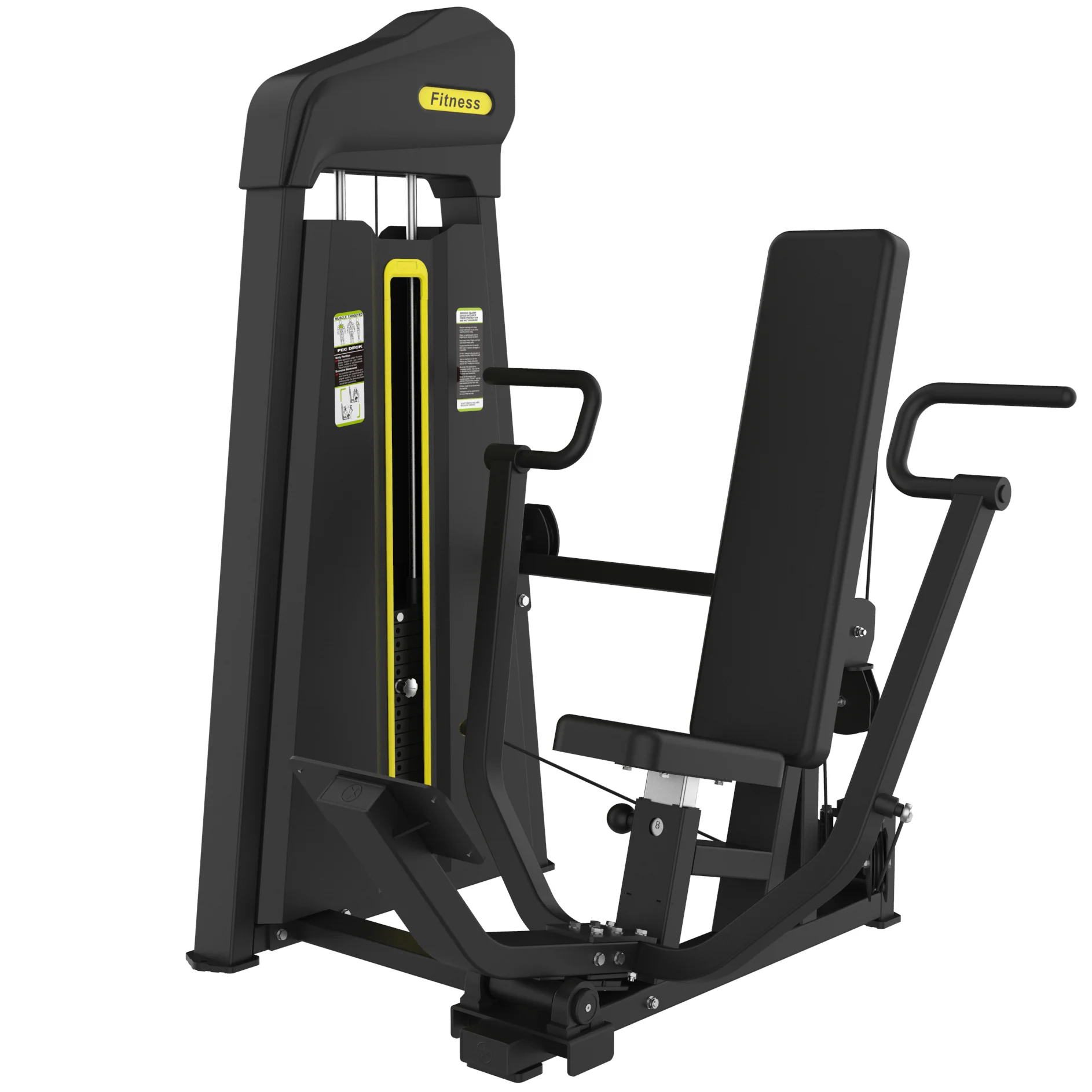 Commercial Indoor Gym Training Pushers Adjustable Steel Seated Chest ...