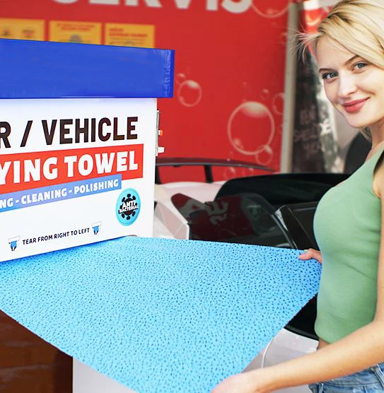 Fast Drying Super Water Absorbent Car Drying Towel Made of 100% Polypropylene Non-Woven Cleaning Wipes
