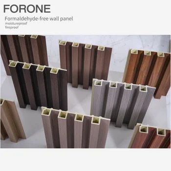 WPC Fluted Wall Panels Boards Wall Interior Decorative Decoration Panel Wall Paneling