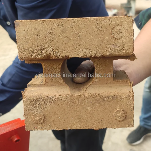 Manual Interlocking Red Clay Soil Brick Making Machine