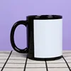 Vasos de papel florales negros