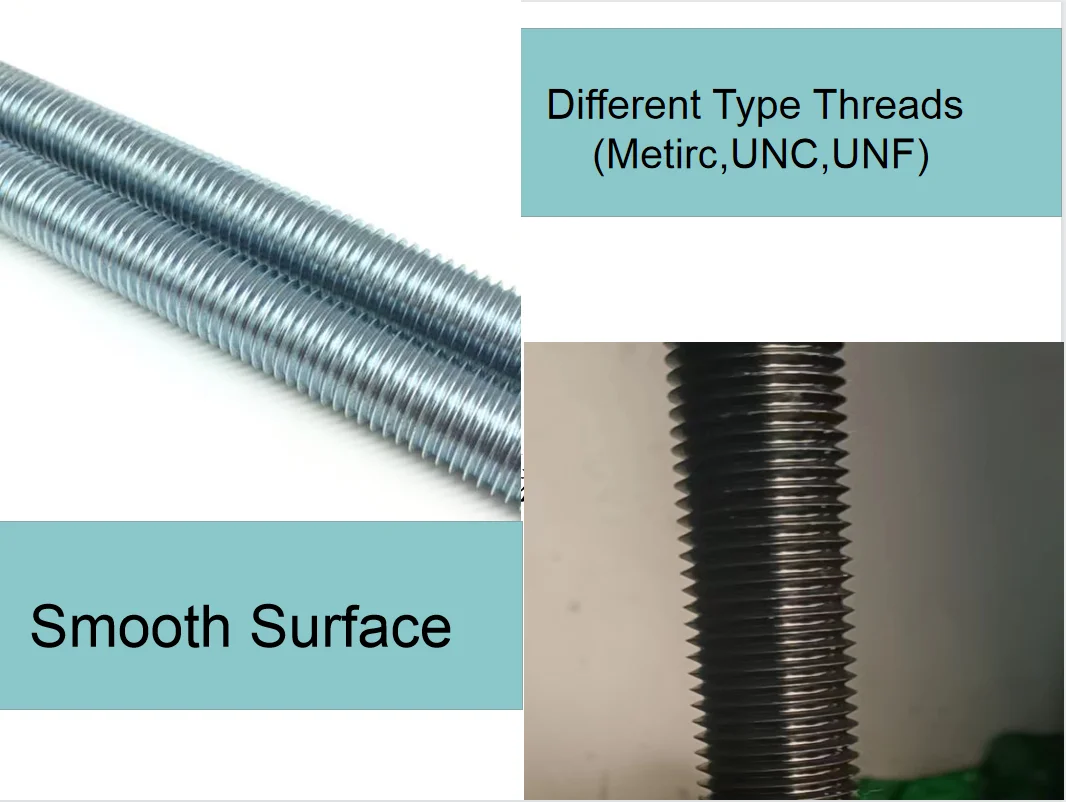 M6,M8,M10 Fully Threaded Studs and Threaded Rods for General Industry