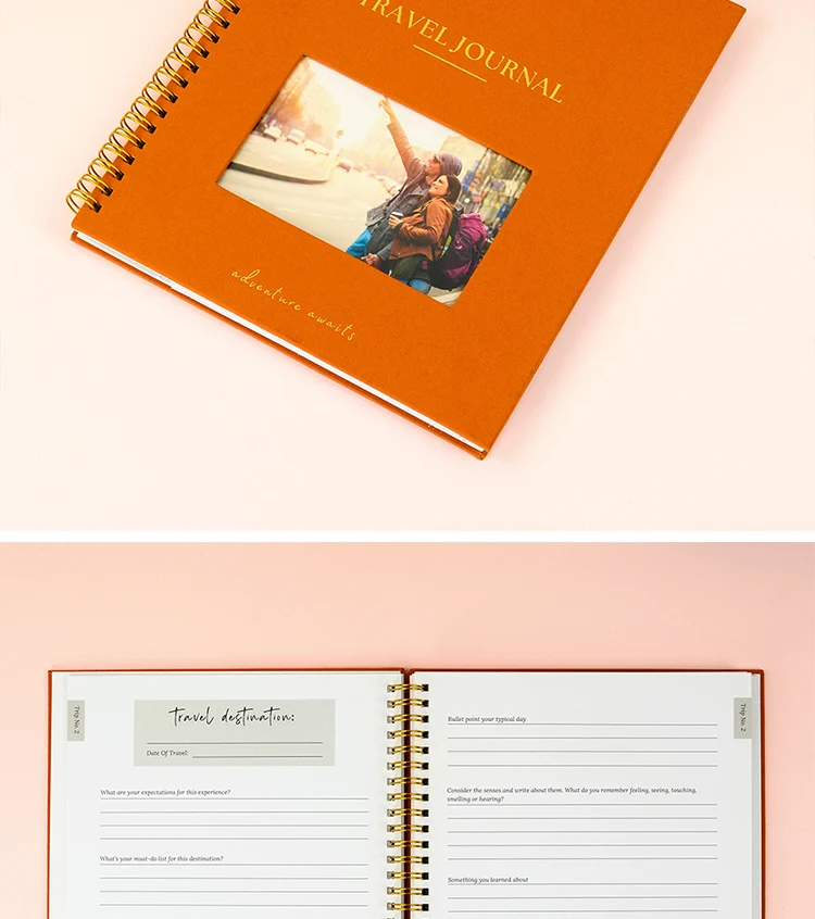 Travel Journal 2025 Planner B5 Spiral Monthly Custom Agenda Planner Diary Journal Notebook Buy