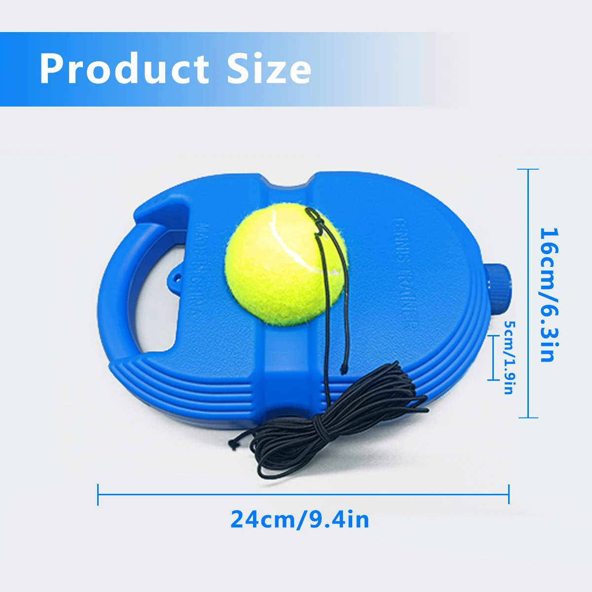 Toy Solo Tennis Trainer Rebound Ball - Self Practice Tool