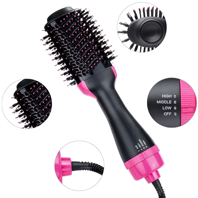 2021 New Product One Step Hair Dryer Brush Hot Air Volumizer Negative Ion Hair Dryer Brush