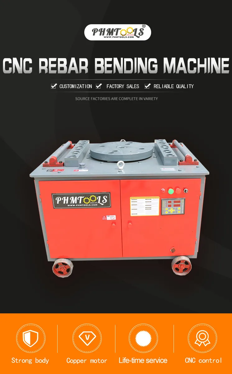 Steel Bar Bending Machine Rebar Bending Machine High Strength Steel Rod