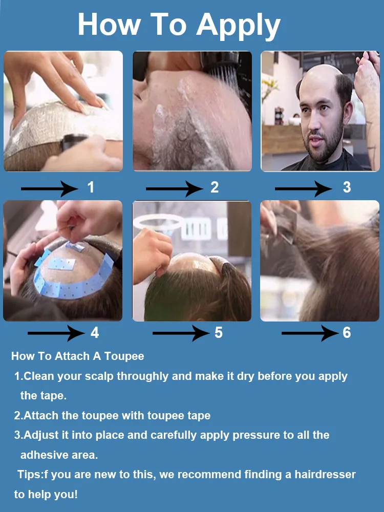 Men's Hair System Replacement Human Hair Toupee For Men Buy Toupee