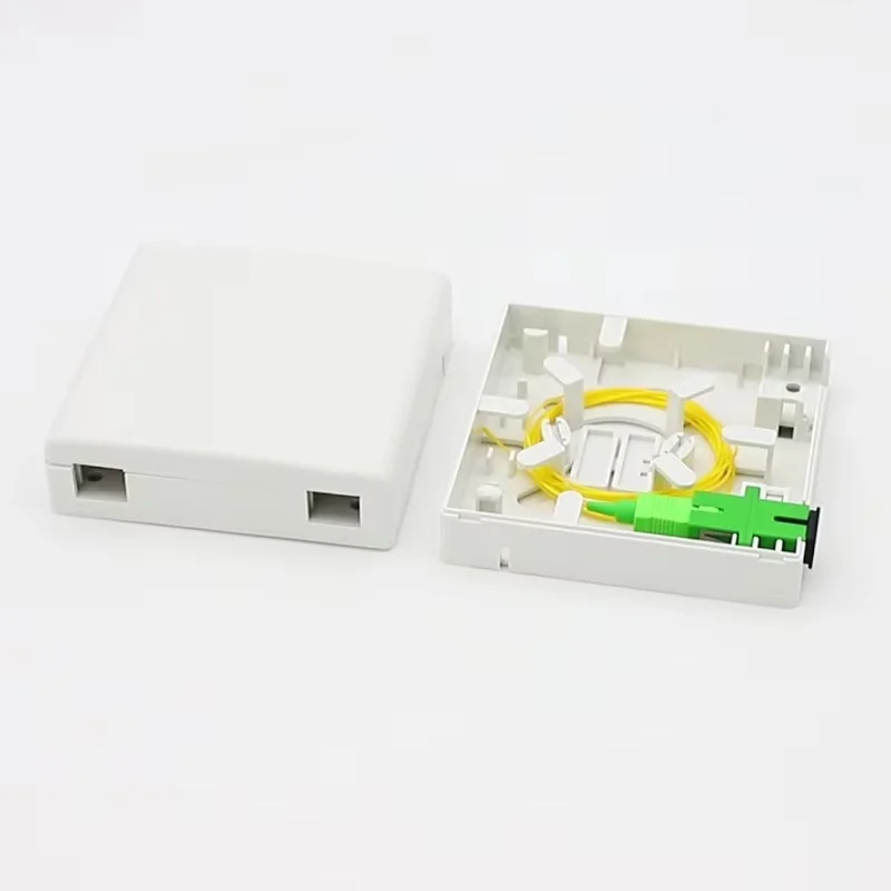 86 type 2 port fiber optic faceplate wall mount SC/APC SC/UPC LC ...