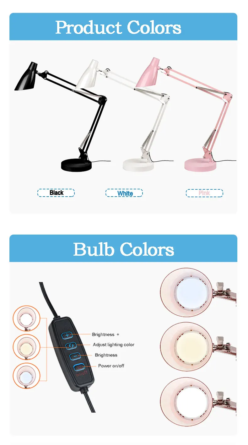 product ＆ bulb colors