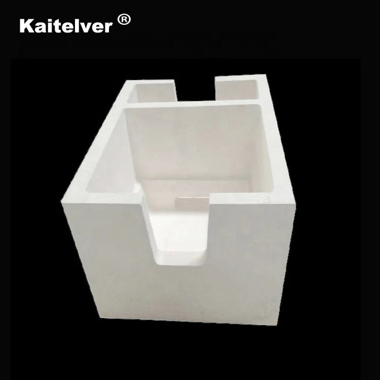 Castable Refractory Material Aluminosilicate Filtration Box and Filter Bowl  for Aluminium Casting