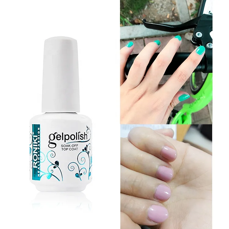 RNK Free Samples Factory Professional Clear Nail Gel Polish Top Coat