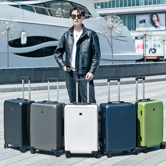 Modern All-Aluminum Trolley Case Aluminum Magnesium Alloy Boarding Box with Spinner Caster Leisure & Travel Suitcase