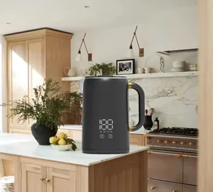 1.8L Double Wall Electric Kettle Hotel Stainless Steel Automatic Shut-off 220V EU Plug 360 Degree