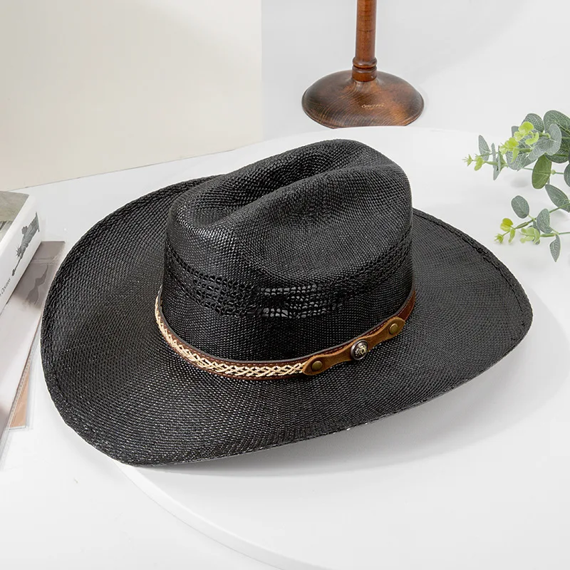2024 Spring/Summer British Top Hat Unisex Sunshade Jazz Hat for Adults Casual Outdoor Beach Couple Hat for Men/Women's Top Hat
