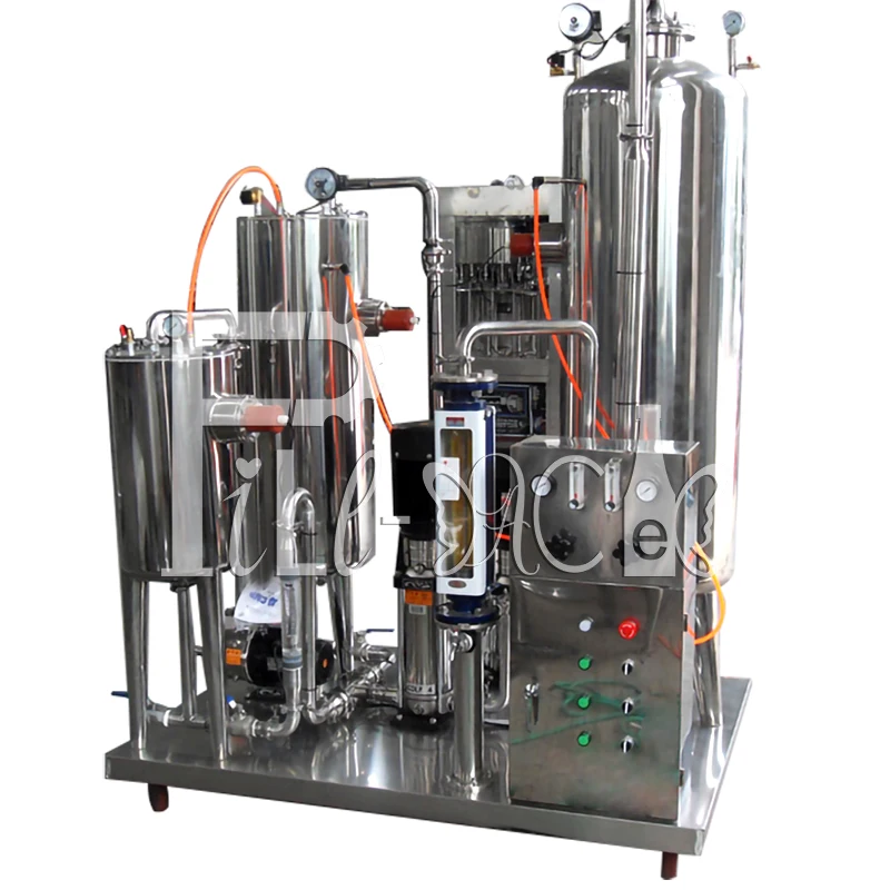 Volume Ratio 2.5 / 4 Times CO2 Mixer Mixing Machine Saturator for Carbonated Gas Drink Beverage /sparkling Water Processing