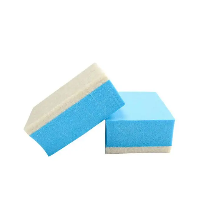 Дружественная Автомобильная Губка из овечьей шерсти для чистки кожи, аппликатор для стеклянного масла