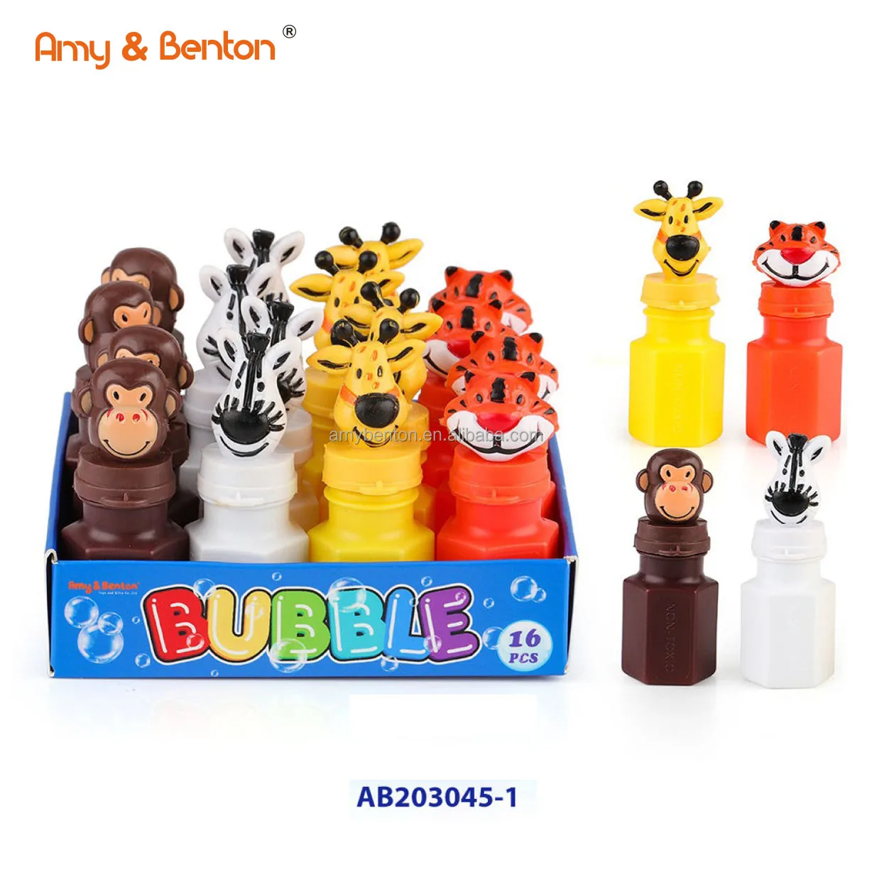 Мини-палочка для животных детей игр на открытом воздухе летняя игрушка 3-дюймовые животные зоопарк пузырчатая палочка детские игрушки душа