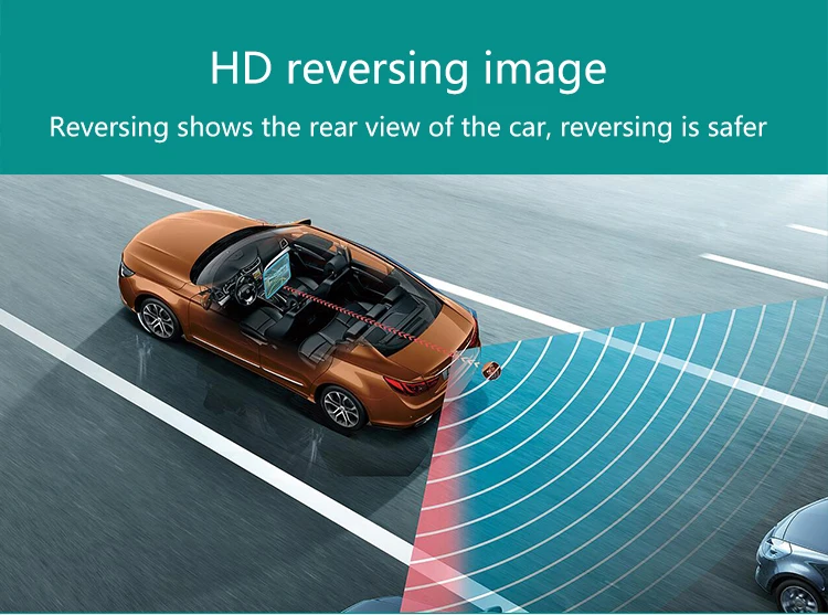 Smartour Rear Camera Car Waterproof Parking Assistance Reversing Back CMOS Image Sensor 4 LED Rearview Camera Night View