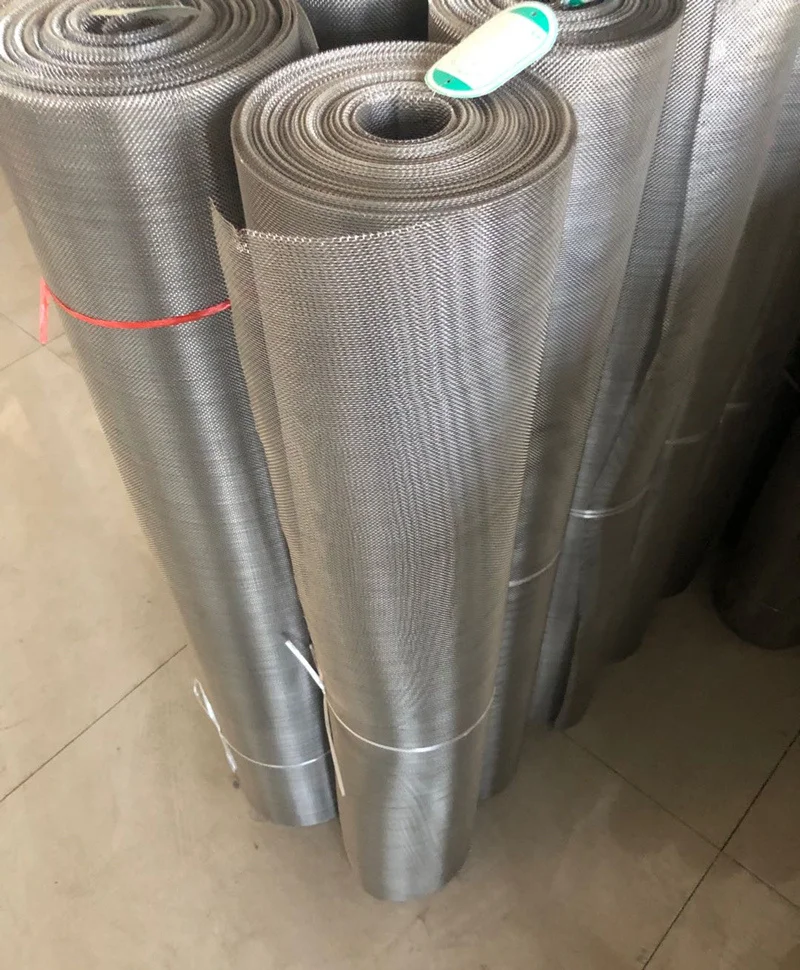 304/316 Ss Steel Wire Meshe Filter Screen 20/40/60 80/100/150/200/300 ...