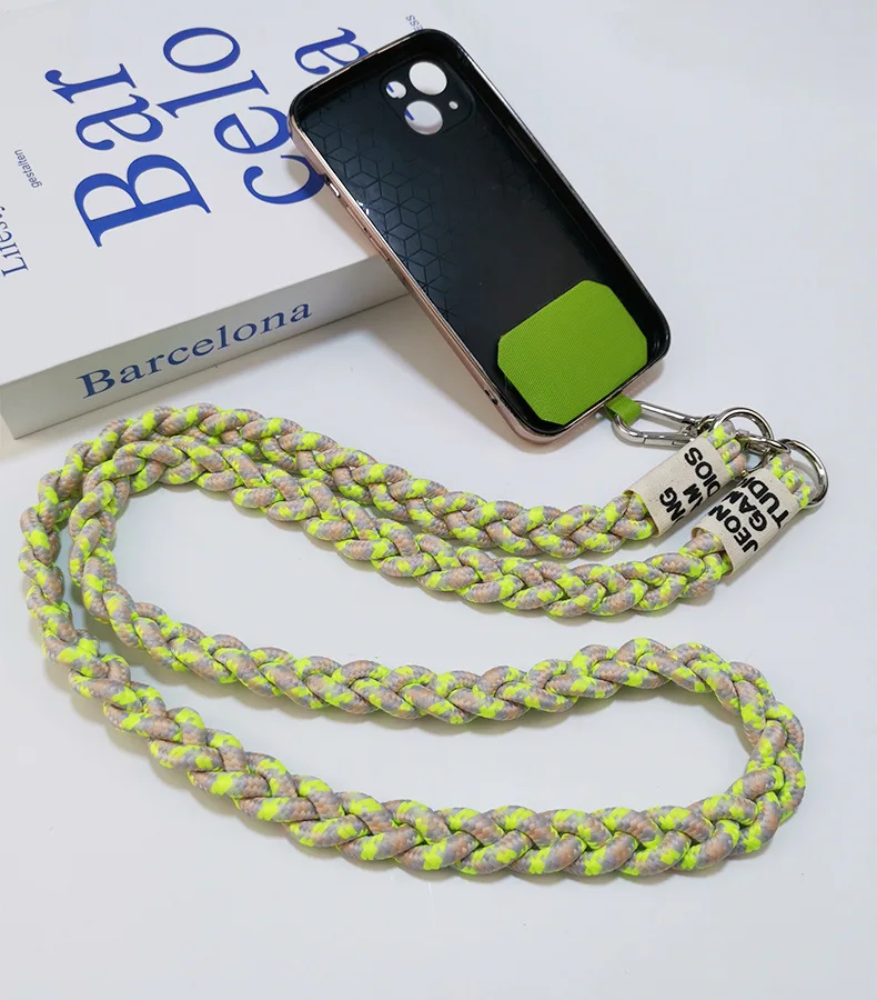 Factory OEM Anti Lost Polyester Lanyard Phone Case Strap with Crossbody Neck Function for iPhone 16 15 14 13 pro max supplier