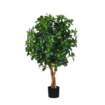 High quality indoor home decorative artificial large bonsai tree greenery plants artificial Polyscia tree