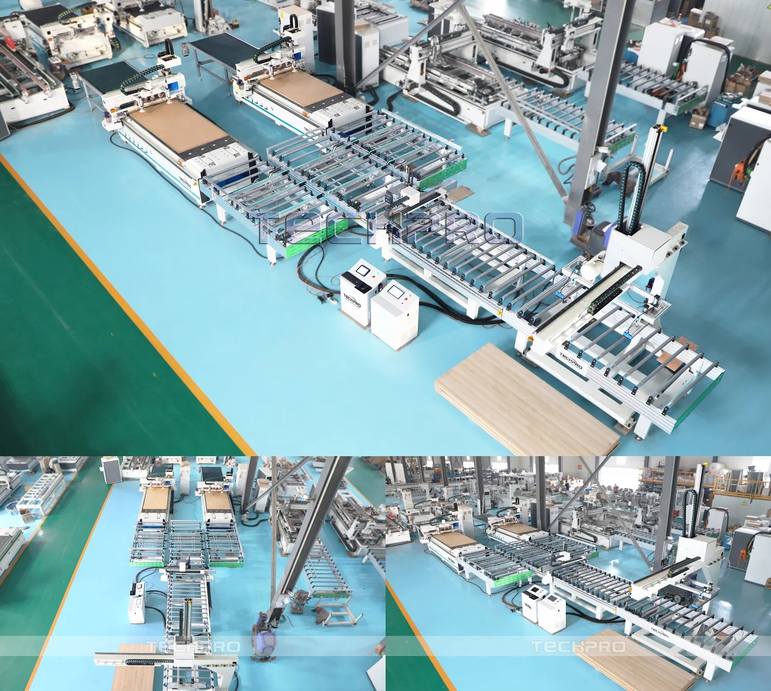 4x8 ft Automatic Labeling and Side Drilling Nesting Cnc Router Wood ...