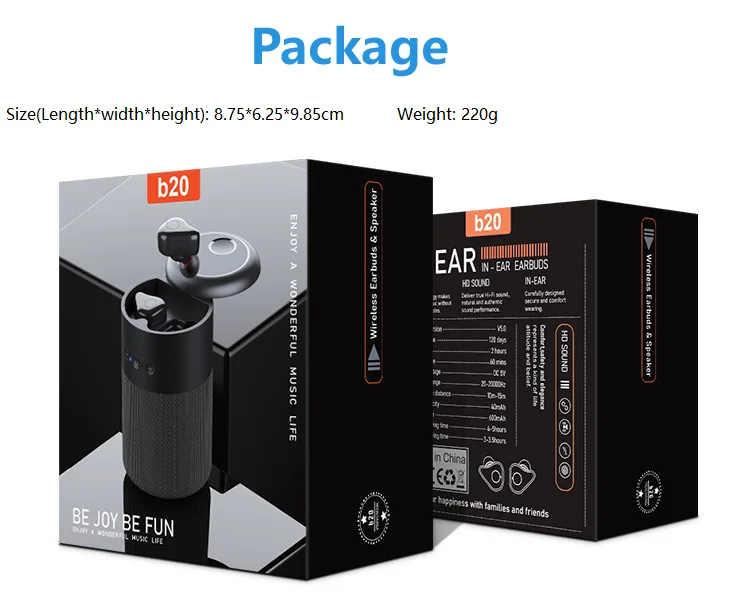 Новейший дизайн 2 в 1 Hi-Fi аудио наружная беспроводная Bluetooth колонка с TWS беспроводными 3D басами портативные