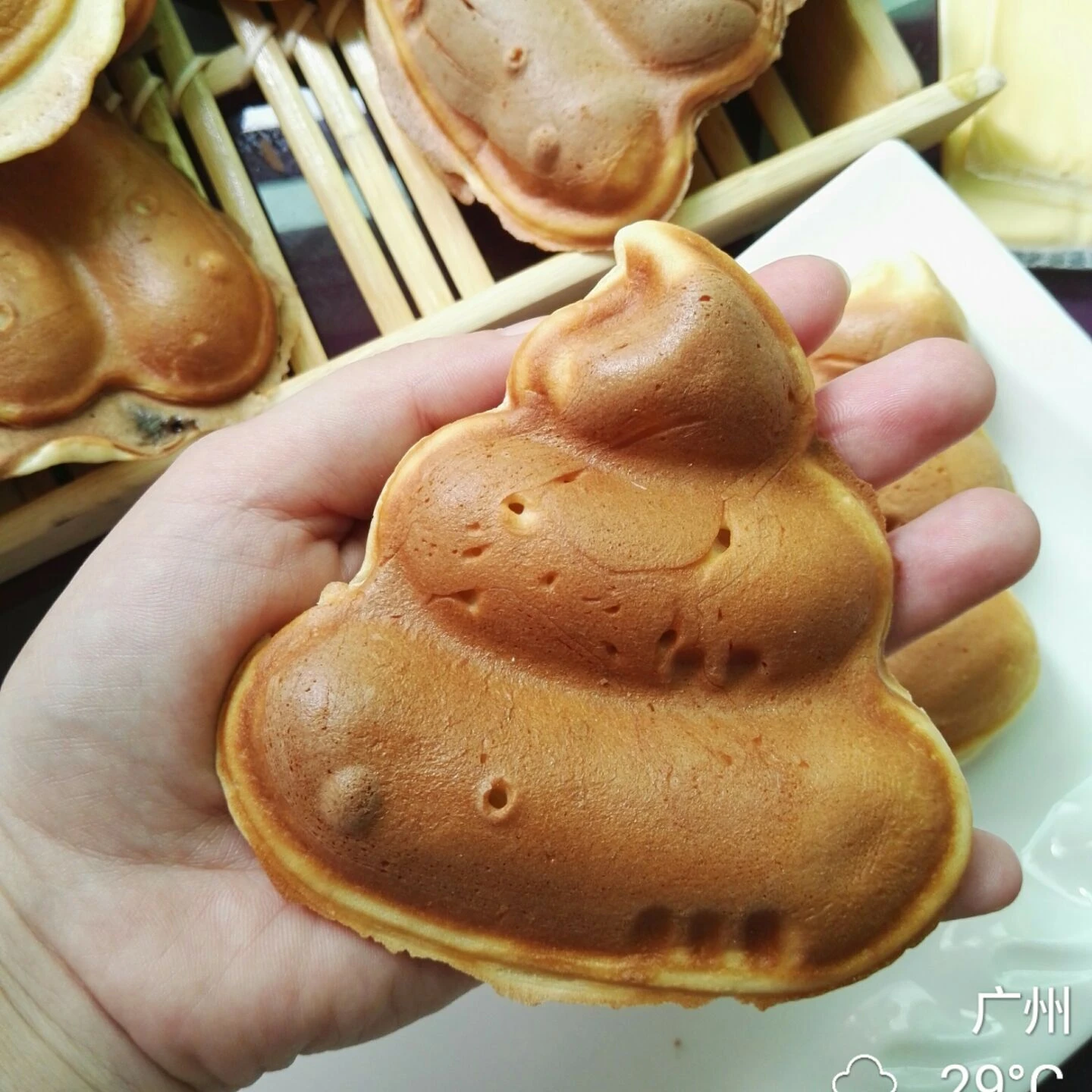 スナックマシンうんち形状ワッフルマシンエクスクレメント